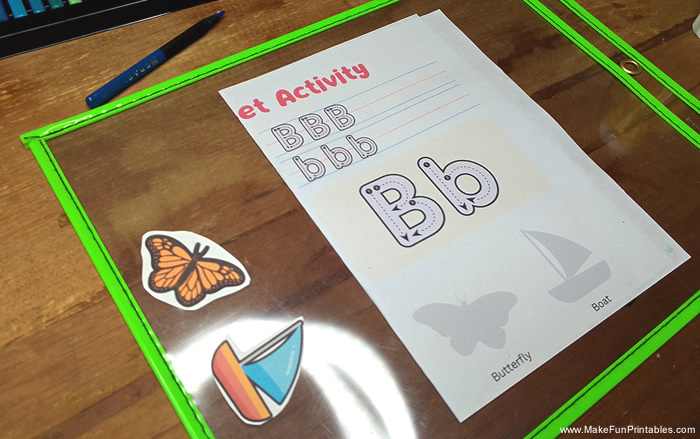 alphabet tracing with dryerase markers preschool