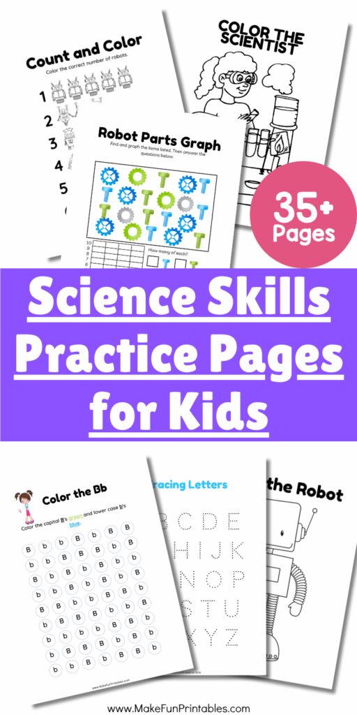 No-prep science exploration pages including sorting, labeling, and hands-on nature tasks.