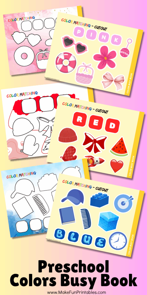 Printable color mixing and sorting activities for preschool and kindergarten learners.