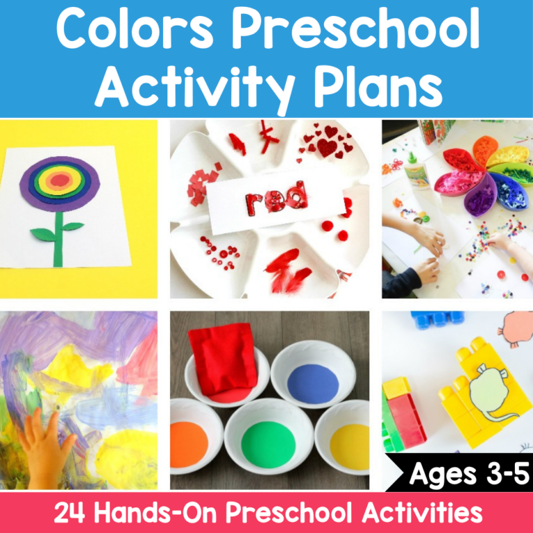 Color Preschool Activities – 24 Hands-On Learning Ideas - Make Fun ...