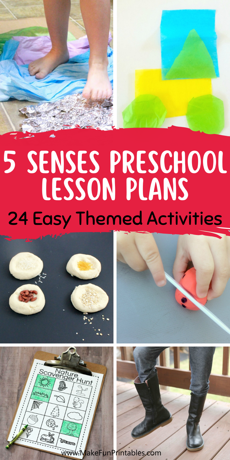 Five Senses Preschool Activities Hands on Learning Ideas