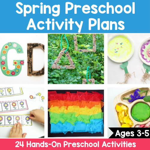Spring Preschool Activities – 24 Hands-On Learning Ideas - Make Fun ...