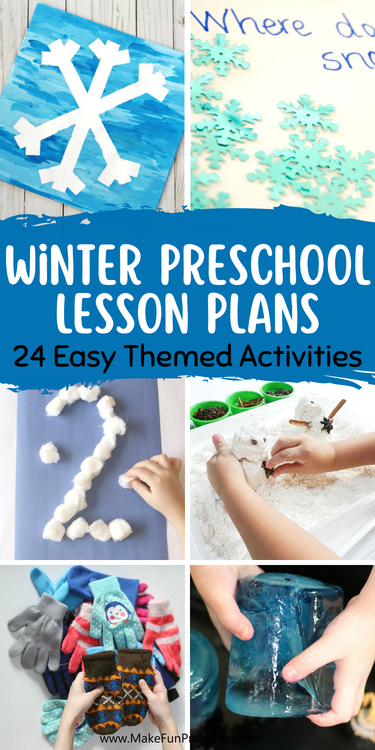 Winter Preschool Activities Hands on Learning Ideas
